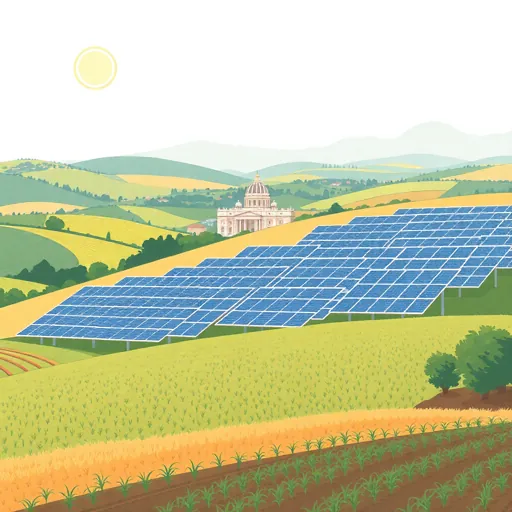 Le Vatican vise l’autonomie électrique avec une centrale solaire de 90 MWc